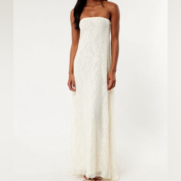 ISO WeWoreWhat Lace Strapless Maxi Dress - Picture 2 of 2
